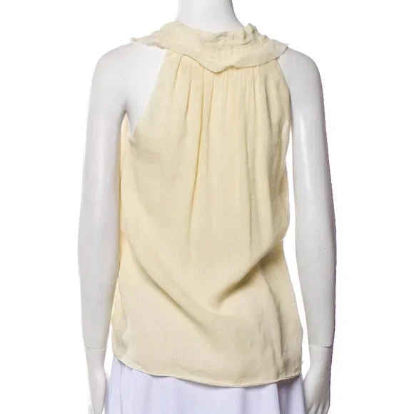 Rochas Silk Scoop Neck Blouse - Picture 3 of 3